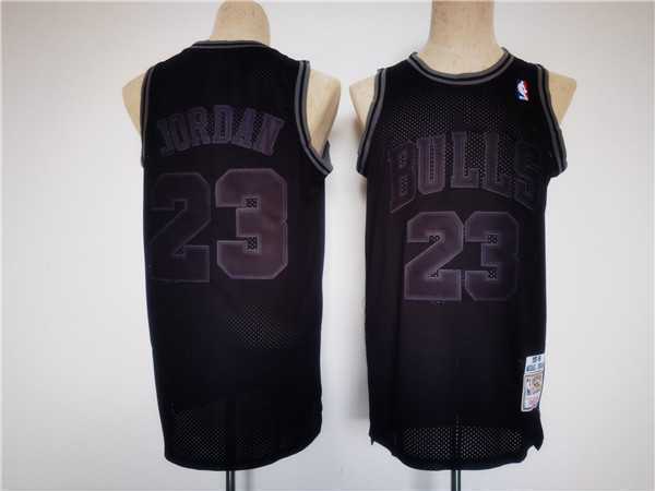 Men%27s Chicago Bulls #23 Michael Jordan Black Stitched Basketball Jersey->customized nfl jersey->Custom Jersey